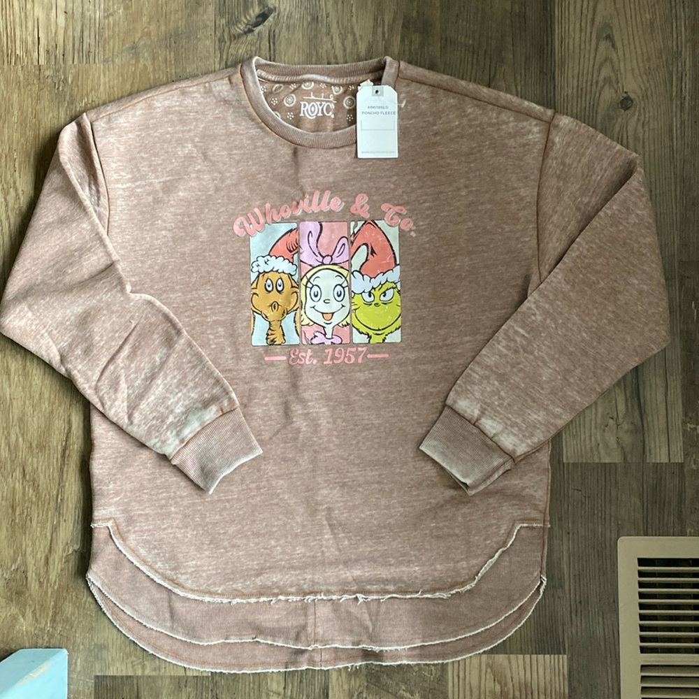 Royce Brand Poncho - Large (L) - Grinch, Whoville, Christmas - NWT